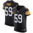 Nike Pittsburgh Steelers #59 Jack Ham Black Alternate Mens Stitched NFL Vapor Untouchable Elite Jersey
