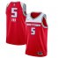 Kings #5 DeAaron Fox Red Basketball Swingman City Edition 2019/20 Jersey