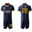 Roma #20 Fazio Third Soccer Club Jersey