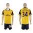 Arsenal #34 Coquelin Away Soccer Club Jersey