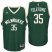 Milwaukee Bucks #35 Mirza Teletovic Road Green New Swingman Jersey