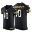 Chicago Chicago Bears #10 Mitchell Trubisky Mens Nike Black Edition Vapor Untouchable Elite NFL Jersey