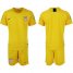 USA Blank Yellow Goalkeeper Soccer Country Jersey