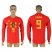 Belgium #9 LUKAKU Home 2018 FIFA World Cup Long Sleeve Thailand Soccer Jersey