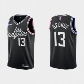 Los Angeles Los Angeles Clippers #13 Paul George Mens Nike Black 2022-23 NBA Jersey – City Edition Mens