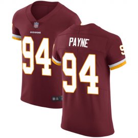 Nike Washington Football Team #94 DaRon Payne Burgundy Red Team Color Mens Stitched NFL Vapor Untouchable Elite Jersey