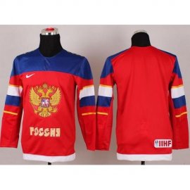 2014 Olympic Team Russia Blank Red Stitched Youth NHL Jersey