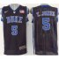 Duke Blue Devils #5 Tyus Jones Black Basketball Stitched NCAA Jersey