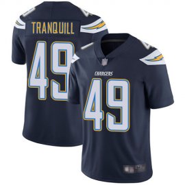 Nike Los Angeles Chargers #49 Drue Tranquill Navy Blue Team Color Mens Stitched NFL Vapor Untouchable Limited Jersey