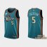 Detroit Detroit Pistons #5 Frank Jackson Teal Mens Nike NBA 2022-23 Classic Edition Jersey Mens