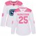 Adidas Vancouver Canucks #25 Jacob Markstrom White/Pink Authentic Fashion Womens Stitched NHL Jersey