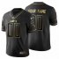 Detroit Lions Custom Mens Nike Black Golden Limited NFL 100 Jersey