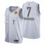 Oklahoma City Oklahoma City Thunder #7 Chet Holmgren Mens Nike Gray 2021/22 Swingman NBA Jersey – City Edition Mens