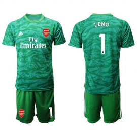 Arsenal #1 Leno Green Goalkeeper Soccer Club Jersey