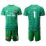 Arsenal #1 Leno Green Goalkeeper Soccer Club Jersey