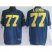 Michigan Wolverines 77 Jake Long Navy Blue NCAA Jerseys