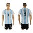Argentina #3 Fazio Home Soccer Country Jersey