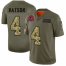 Houston Texans #4 Deshaun Watson Mens Nike 2019 Olive Camo Salute To Service Limited NFL Jersey