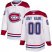 Mens Adidas Canadiens Personalized Authentic White Road NHL Jersey