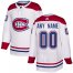 Mens Adidas Canadiens Personalized Authentic White Road NHL Jersey