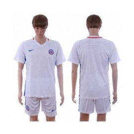 Chile Blank Away Soccer Country Jersey