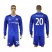 Chelsea #20 Miazga Home Long Sleeves Soccer Club Jersey