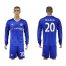 Chelsea #20 Miazga Home Long Sleeves Soccer Club Jersey