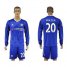 Chelsea #20 Miazga Home Long Sleeves Soccer Club Jersey
