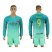 Barcelona #9 Suarez Sec Away Long Sleeves Soccer Club Jersey