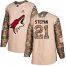 Adidas Arizona Coyotes #21 Derek Stepan Camo Authentic 2017 Veterans Day Stitched Youth NHL Jersey