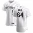 Colorado Rockies #64 Phillip Diehl Mens Nike White Home 2020 Authentic Player MLB Jersey