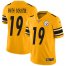 Nike Pittsburgh Steelers #19 JuJu Smith-Schuster Gold Mens Stitched NFL Limited Inverted Legend Jersey