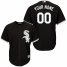 Chicago White Sox Majestic Cool Base Custom Jersey Black