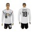 Germany #18 Kimmich White Home Long Sleeves Soccer Country Jersey