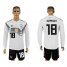 Germany #18 Kimmich White Home Long Sleeves Soccer Country Jersey