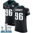 Nike Philadelphia Eagles #96 Derek Barnett Black Alternate Super Bowl LII Mens Stitched NFL Vapor Untouchable Elite Jersey