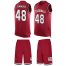 Nike Arizona Cardinals #48 Isaiah Simmons Red Team Color Mens Stitched NFL Limited Tank Top Suit Jersey