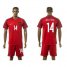 Portugal #14 William Home Soccer Country Jersey