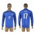 Italy #17 EDER Blue Home Long Sleeves Soccer Country Jersey