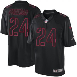 Nike Atlanta Falcons #24 Devonta Freeman Black Mens Stitched NFL Impact Limited Jersey