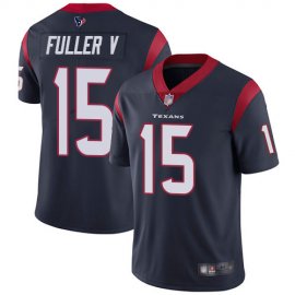 Nike Houston Texans #15 Will Fuller V Navy Blue Team Color Mens Stitched NFL Vapor Untouchable Limited Jersey
