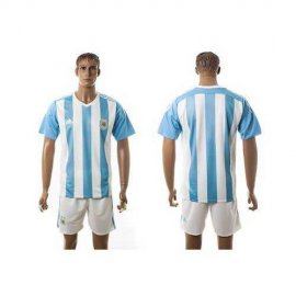 Argentina Blank Home Soccer Country Jersey