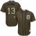Detroit Tigers #13 Omar Vizquel Green Salute to Service Stitched Youth MLB Jersey