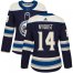 Adidas Columbus Blue Jackets #14 Gustav Nyquist Navy Alternate Authentic Womens Stitched NHL Jersey