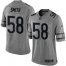 Nike Chicago Bears #58 Roquan Smith Gray Mens Stitched NFL Limited Gridiron Gray Jersey