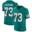 Nike Miami Dolphins #73 Austin Jackson Aqua Green Alternate Mens Stitched NFL Vapor Untouchable Limited Jersey