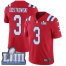 Nike New England Patriots #3 Stephen Gostkowski Red Alternate Super Bowl LIII Bound Mens Stitched NFL Vapor Untouchable Limited Jersey