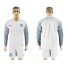 Greece Blank White Goalkeeper Long Sleeves Soccer Country Jersey
