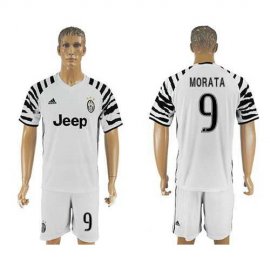 Juventus #9 Morata SEC Away Soccer Club Jersey