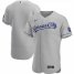 Kansas City Royals Mens Nike Gray Road 2020 Authentic MLB Jersey